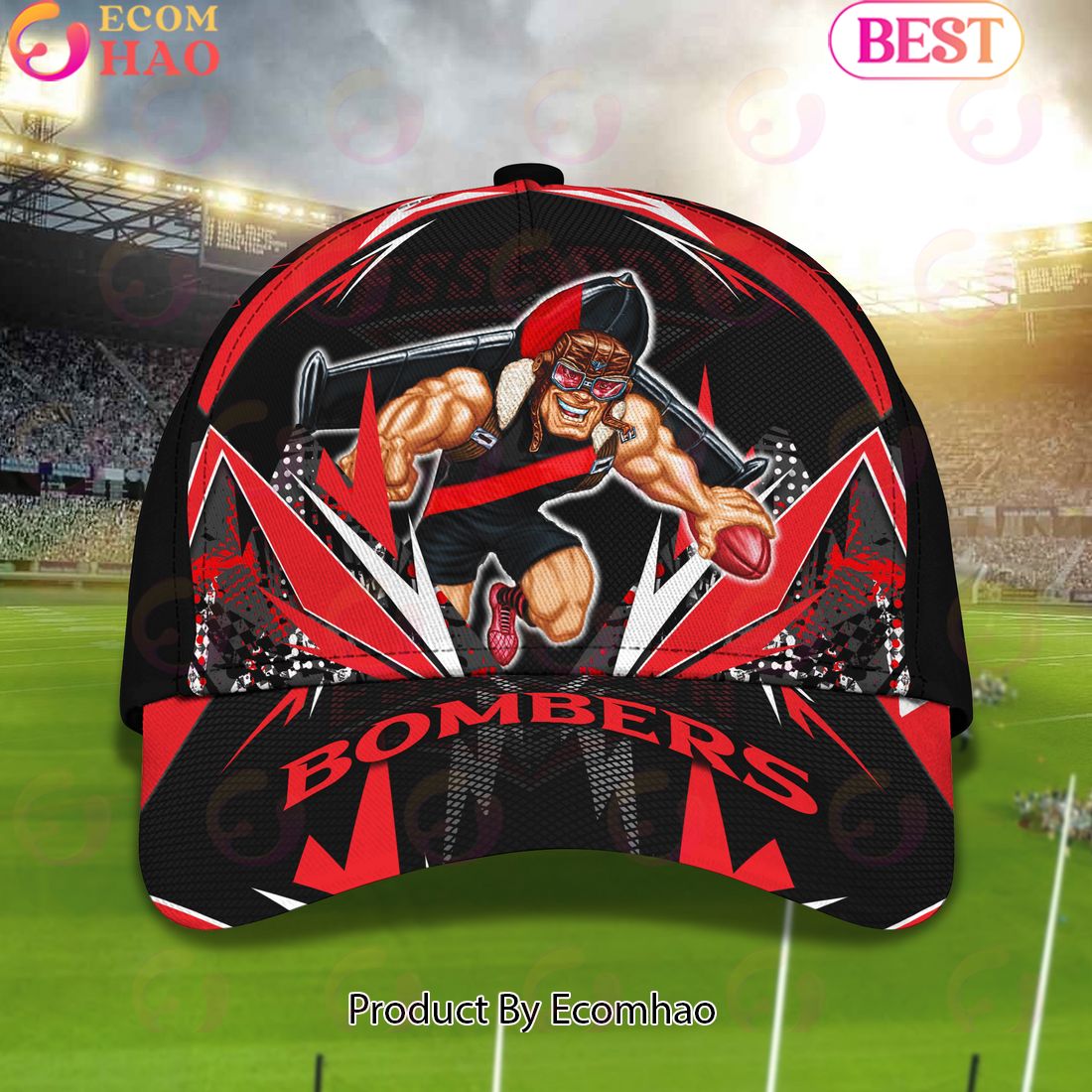 AFL Essendon Bombers Mascot Cap