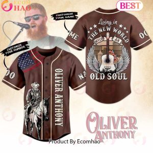 Personalized Oliver Anthony Living In The New World Old Soul Baseball Jersey Personalized Oliver Anthony Living In The New World Old Soul Baseball Jersey
