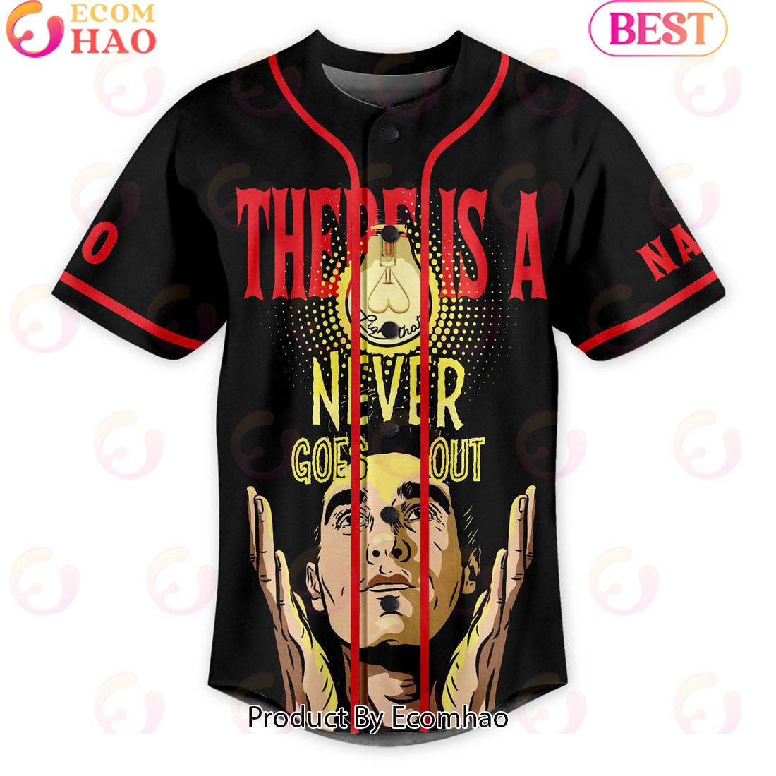 Personalized There Is A Never Goes Out Take Me Out Tonight The Smiths Baseball Jersey