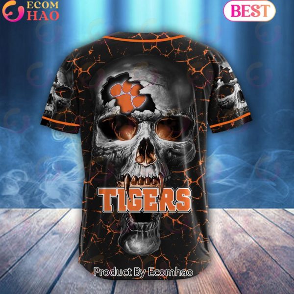 NCAA Clemson Tigers Custom Name Baseball Jersey