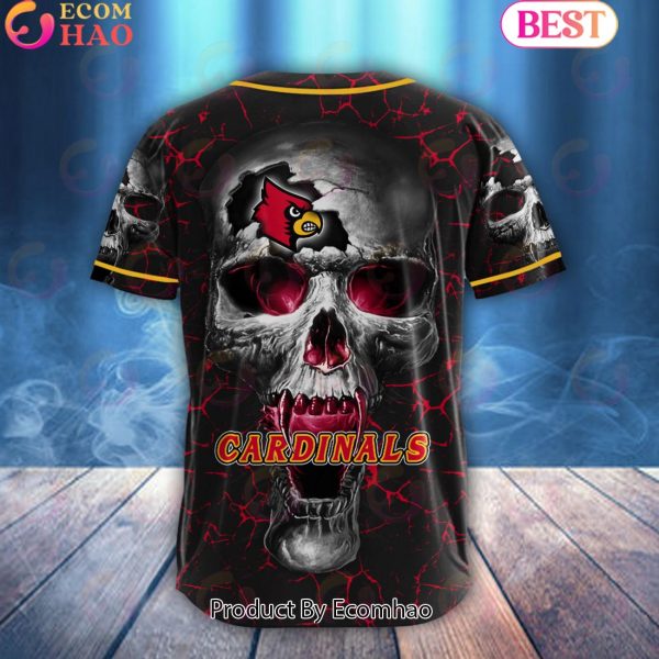NCAA Louisville Cardinals Custom Name Baseball Jersey
