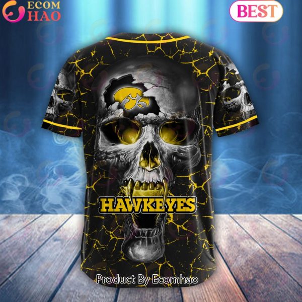 NCAA Lowa Hawkeyes Custom Name Baseball Jersey