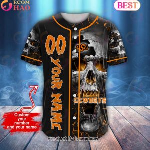 NCAA Oklahoma State Cowboys Custom Name Baseball Jersey