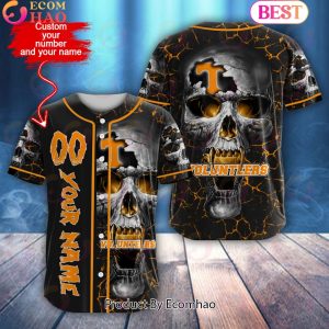 NCAA Tennessee Volunteers Custom Name Baseball Jersey