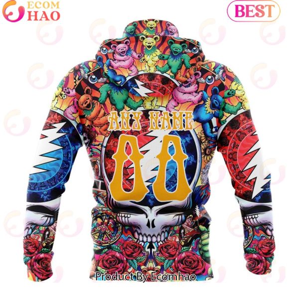 NEW] NHL Boston Bruins X Grateful Dead 3D Hoodie