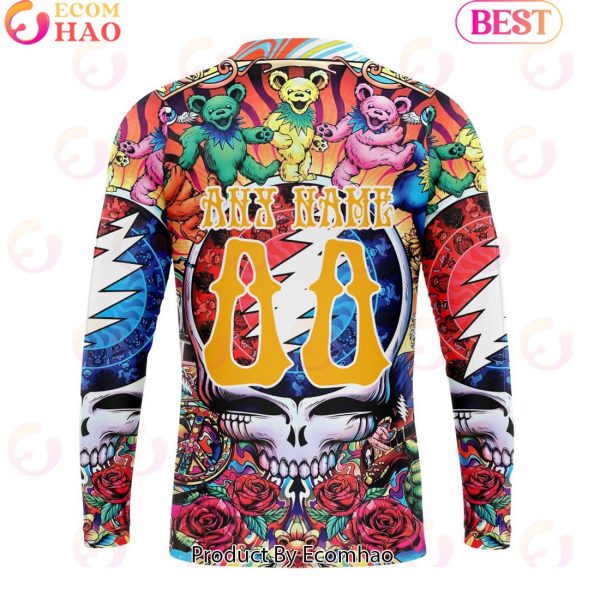 NEW] NHL Boston Bruins X Grateful Dead 3D Hoodie