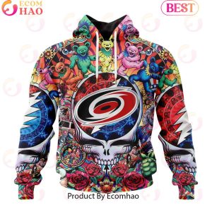 NEW] NHL Carolina Hurricanes X Grateful Dead 3D Hoodie