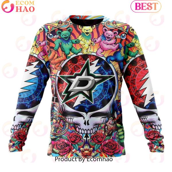 NEW] NHL Dallas Stars X Grateful Dead 3D Hoodie