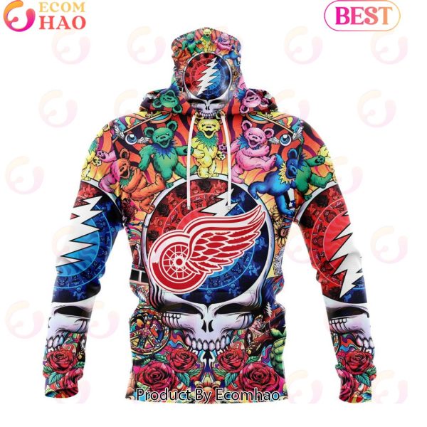NEW] NHL Detroit Red Wings X Grateful Dead 3D Hoodie