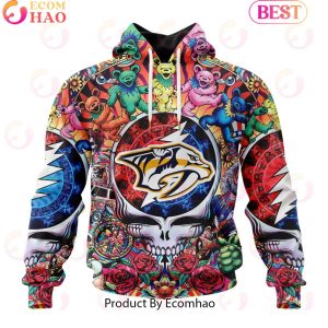 NEW] NHL Nashville Predators X Grateful Dead 3D Hoodie