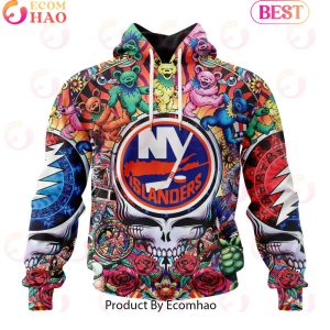 NEW] NHL New York Islanders X Grateful Dead 3D Hoodie