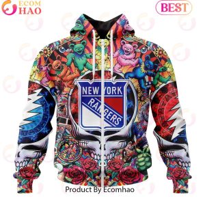 NEW] NHL New York Rangers X Grateful Dead 3D Hoodie