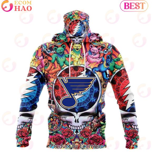 NEW] NHL St. Louis Blues X Grateful Dead 3D Hoodie