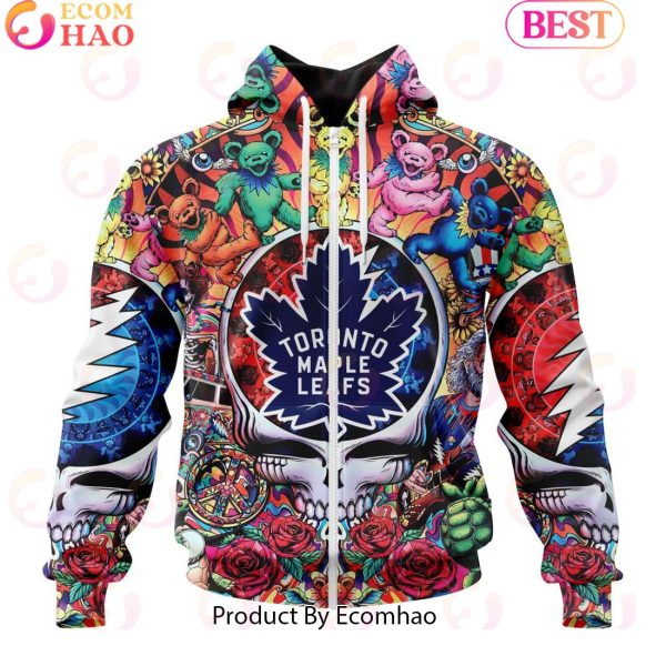 NEW] NHL Toronto Maple Leafs X Grateful Dead 3D Hoodie