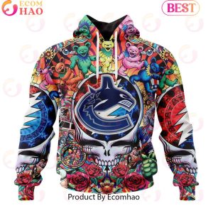 NEW] NHL Vancouver Canucks X Grateful Dead 3D Hoodie