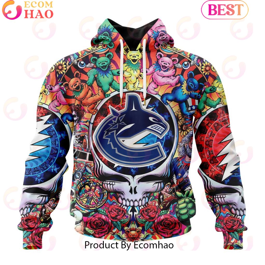 NEW] NHL St. Louis Blues X Grateful Dead 3D Hoodie