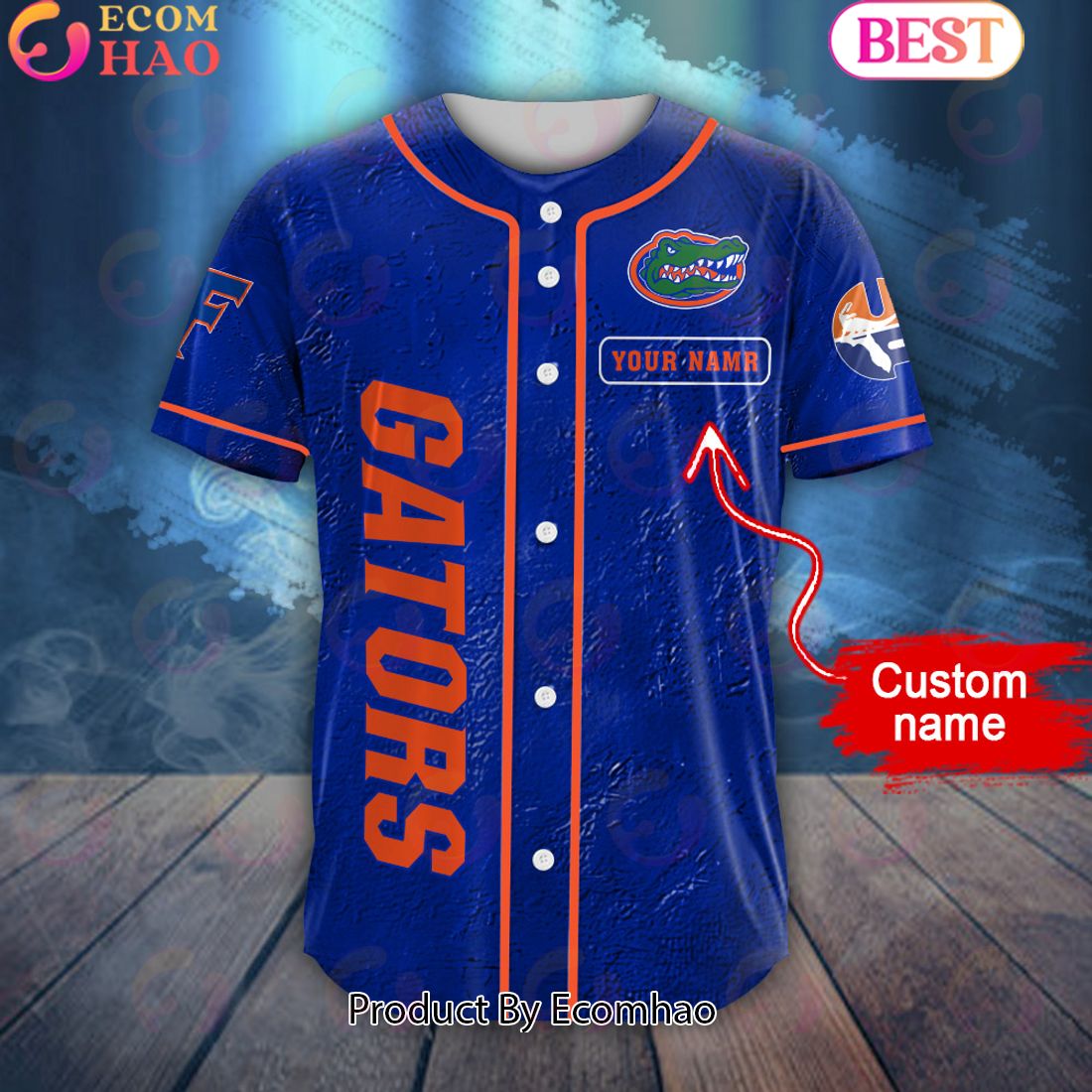 NCAA Florida Gators Special Michael Myers Design PERSONALIZED Baseball Jersey