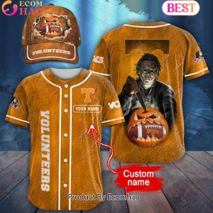 NCAA Tennessee Volunteers Special Michael Myers Design PERSONALIZED Baseball Jersey