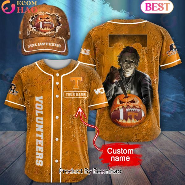 NCAA Tennessee Volunteers Special Michael Myers Design PERSONALIZED Baseball Jersey