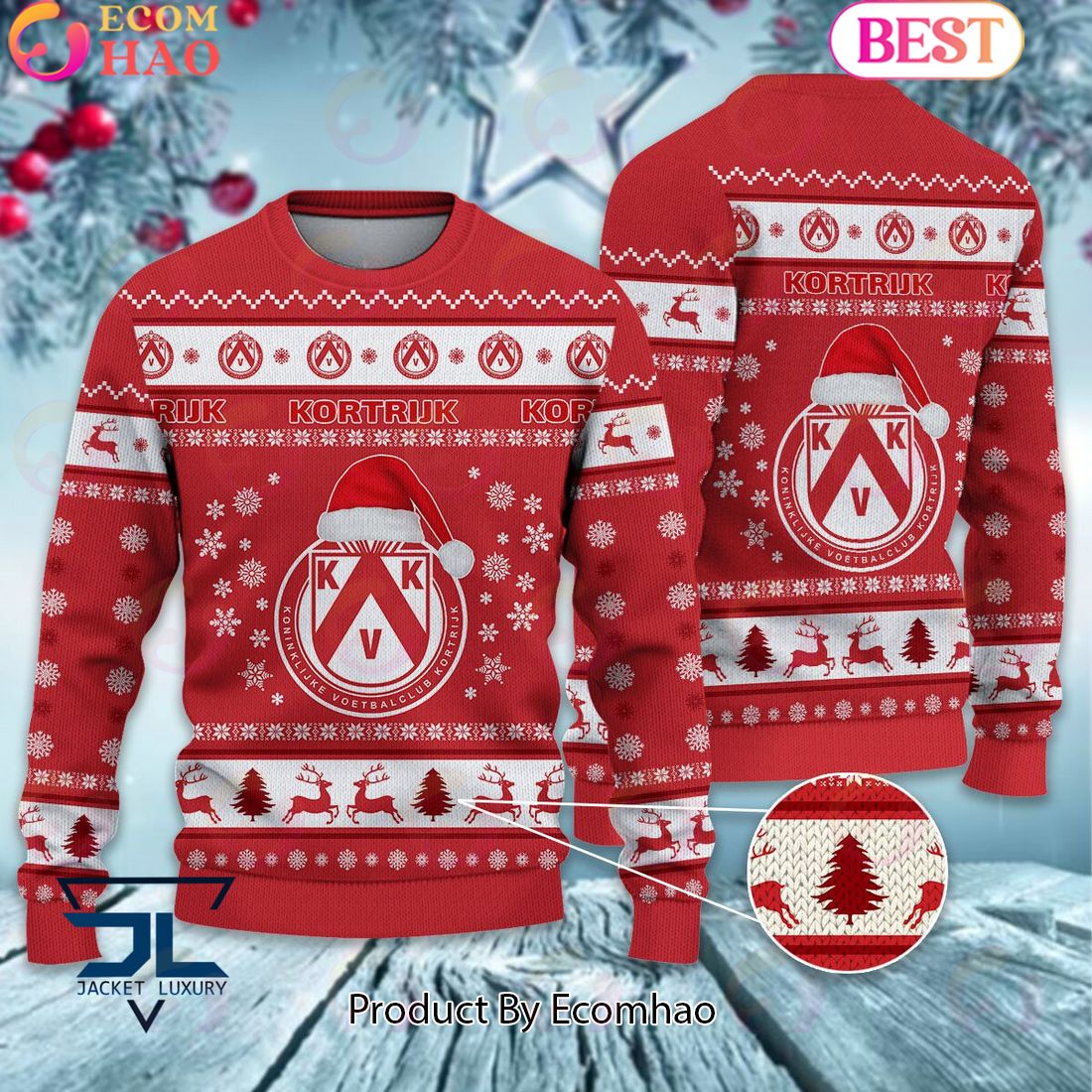 K.V. Kortrijk Ugly Sweater