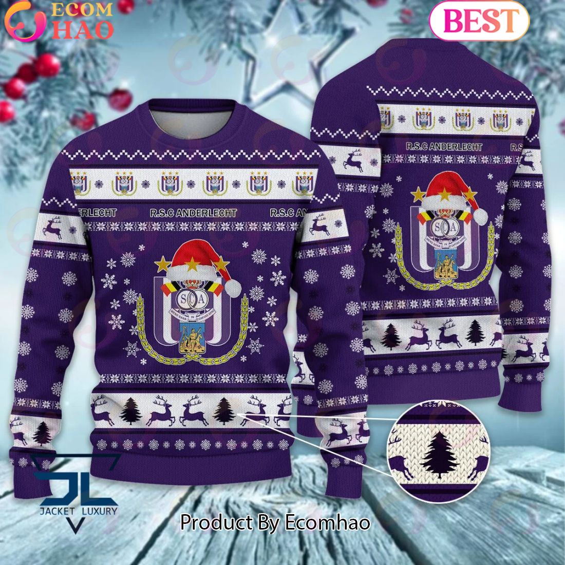 R.S.C. Anderlecht Ugly Sweater