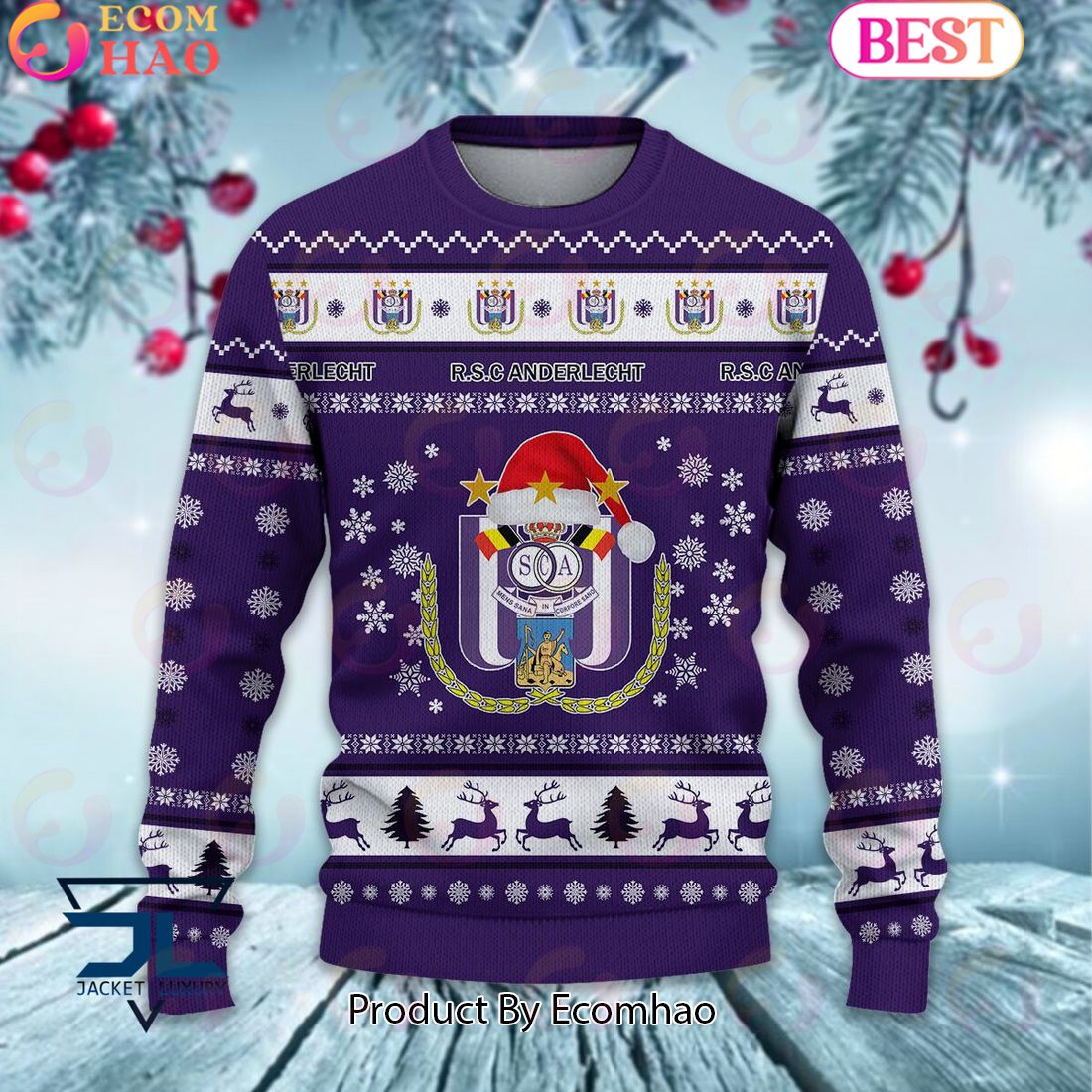 R.S.C. Anderlecht Ugly Sweater