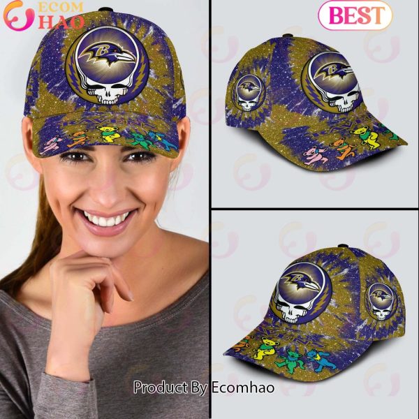 Baltimore Ravens 3D Cap NFL & Grateful Dead Dancing Bears