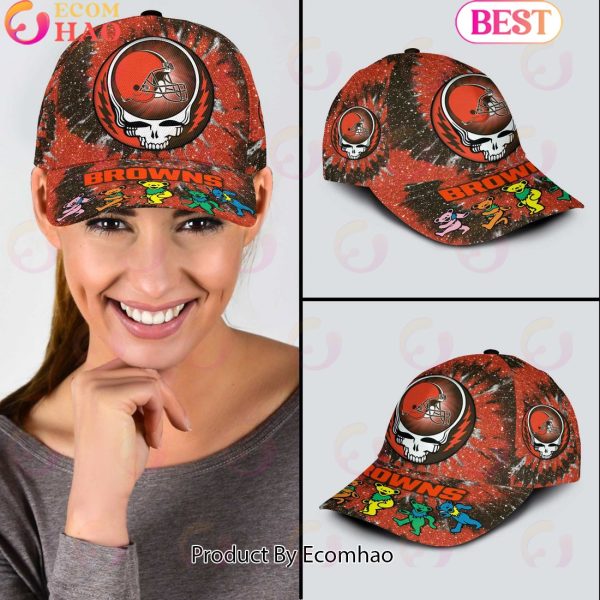 Cleveland Browns 3D Cap NFL & Grateful Dead Dancing Bears