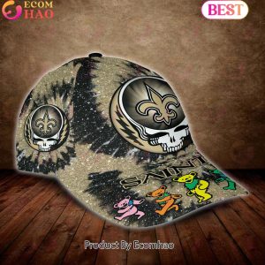 New Orleans Saints 3D Cap NFL & Grateful Dead Dancing Bears New Orleans Saints 3D Cap NFL & Grateful Dead Dancing Bears