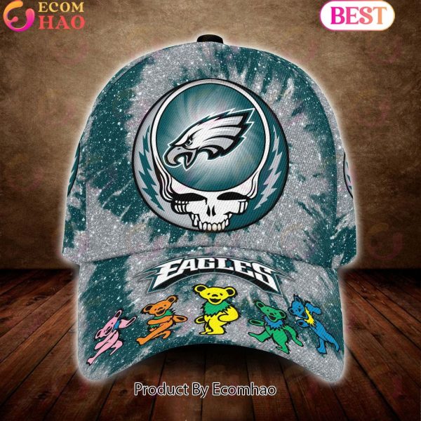 Philadelphia Eagles 3D Cap NFL & Grateful Dead Dancing Bears