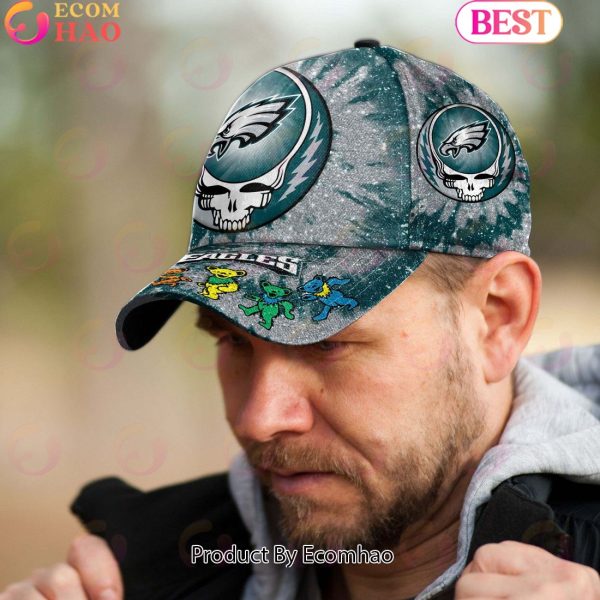 Philadelphia Eagles 3D Cap NFL & Grateful Dead Dancing Bears