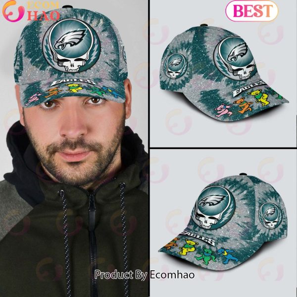 Philadelphia Eagles 3D Cap NFL & Grateful Dead Dancing Bears