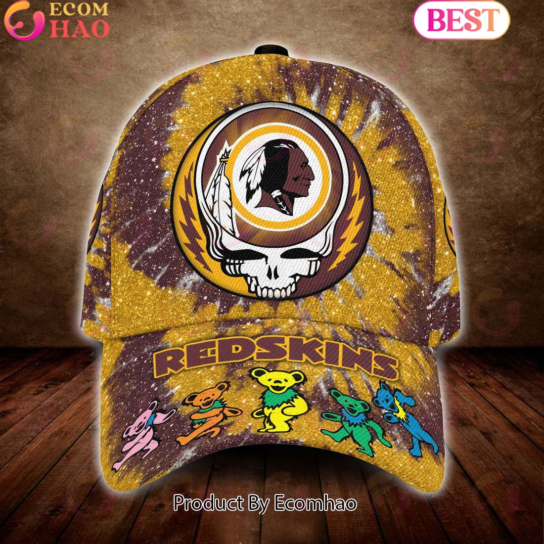 Tampa Bay Buccaneers 3D Cap NFL & Grateful Dead Dancing Bears