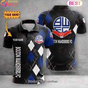 Custom Name Bolton Wanderers Polo Shirt