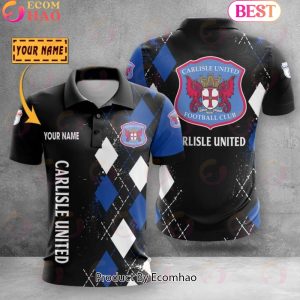 Custom Name Carlisle United Polo Shirt