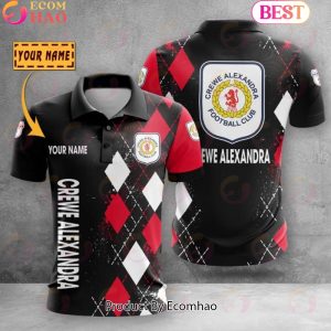 Custom Name Crewe Alexandra F.C Polo Shirt