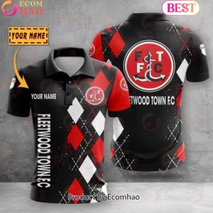 Custom Name Fleetwood Town F.C Polo Shirt