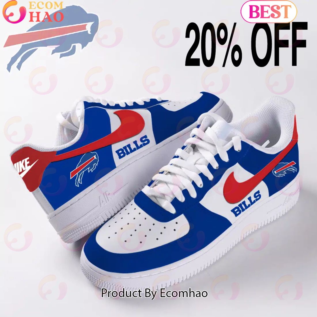 NEW] NFL Buffalo Bills Air Force 1 Sneakers