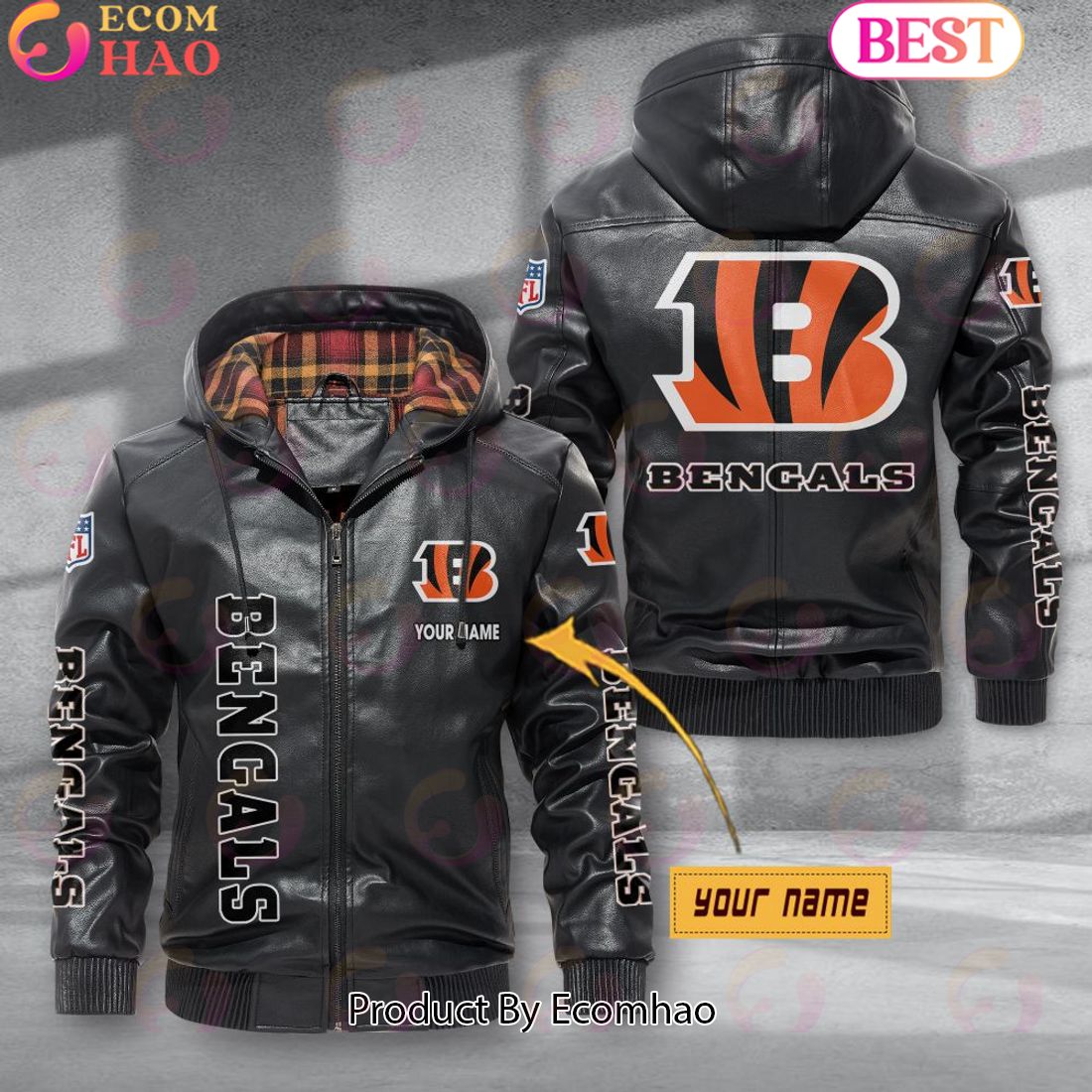 Baltimore Ravens NFL Leather Jacket 2023