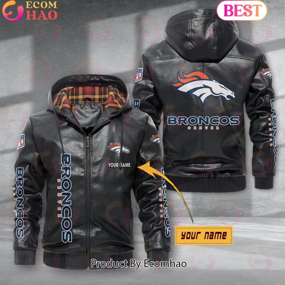 Denver Broncos NFL Leather Jacket 2023