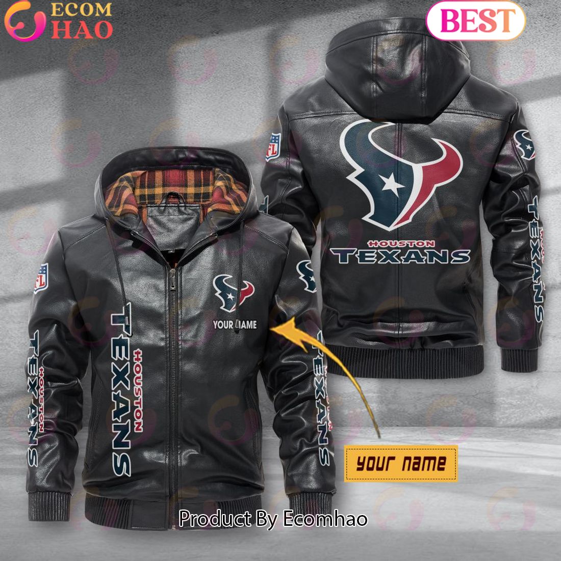 Houston Texans NFL Leather Jacket 2023