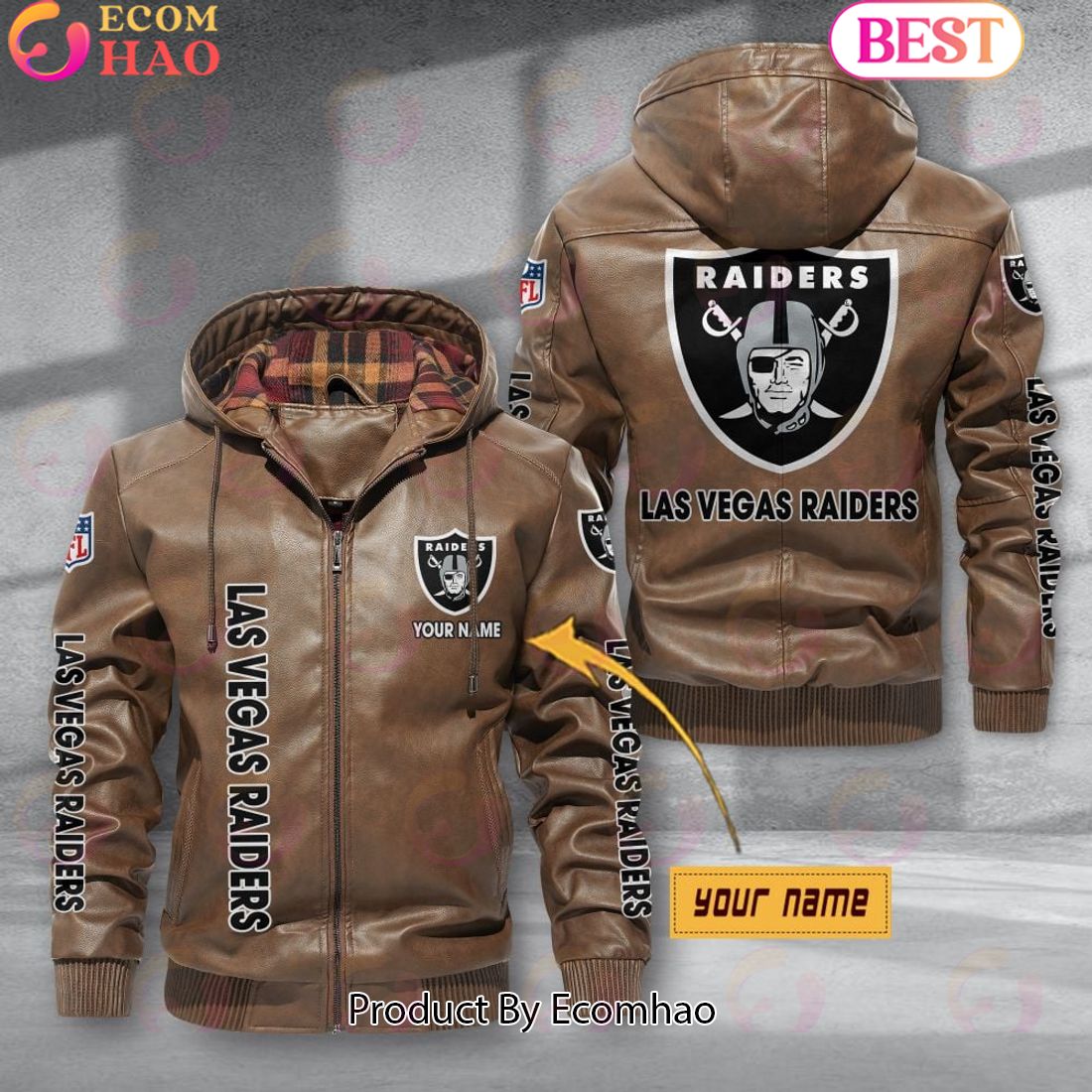 Las Vegas Raiders NFL Leather Jacket 2023