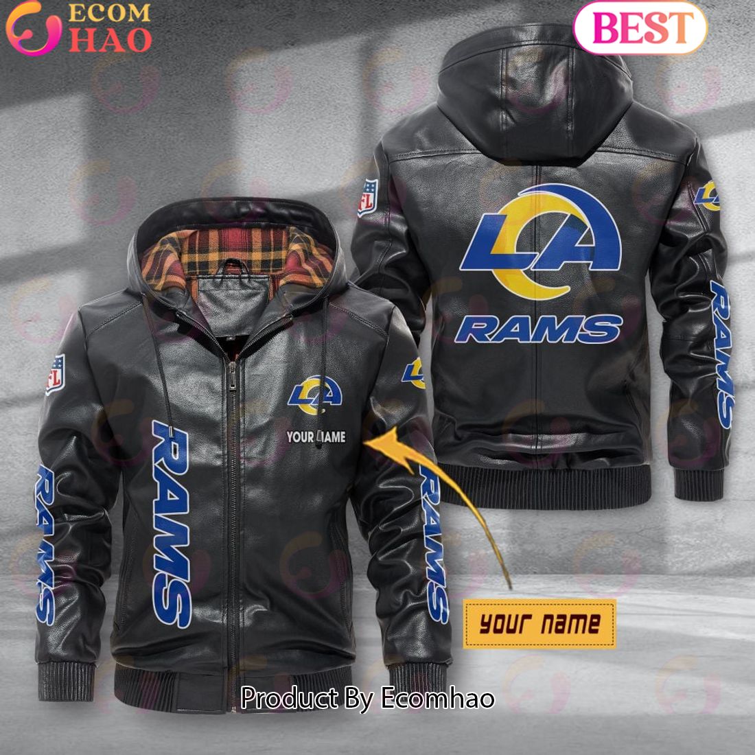 Los Angeles Rams NFL Leather Jacket 2023