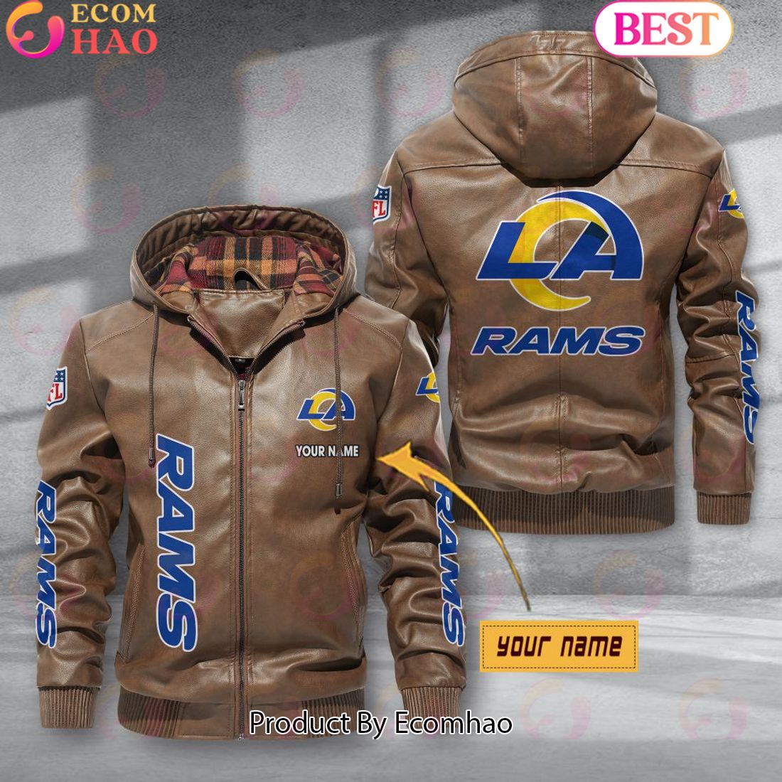 Los Angeles Rams NFL Leather Jacket 2023