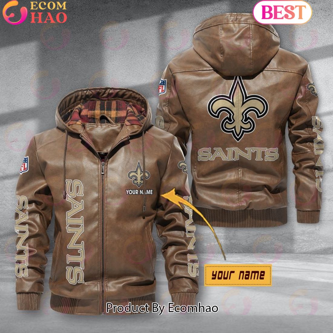 New Orleans Saints NFL Leather Jacket 2023