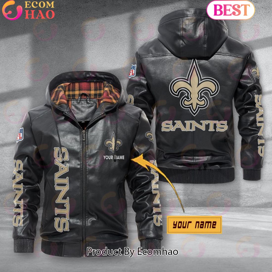 New Orleans Saints NFL Leather Jacket 2023