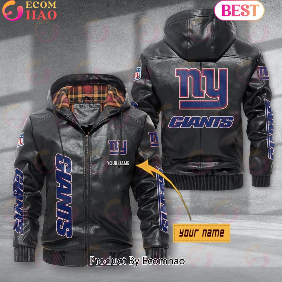 New York Giants NFL Leather Jacket 2023