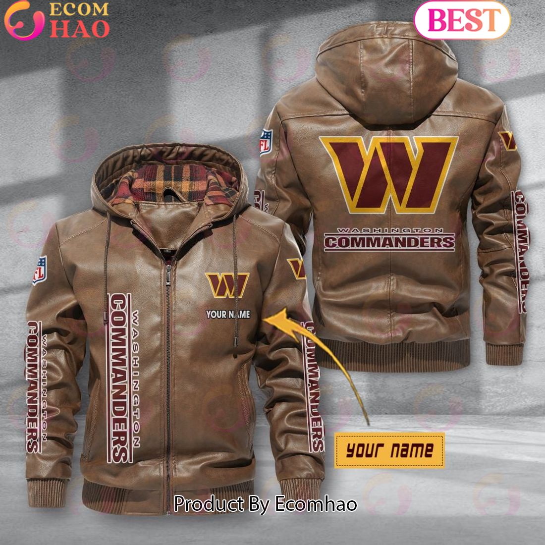 Washington Football Team NFL Leather Jacket 2023