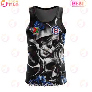 LIGA MX Cruz Azul Special Dia De Muertos Design Tank Top