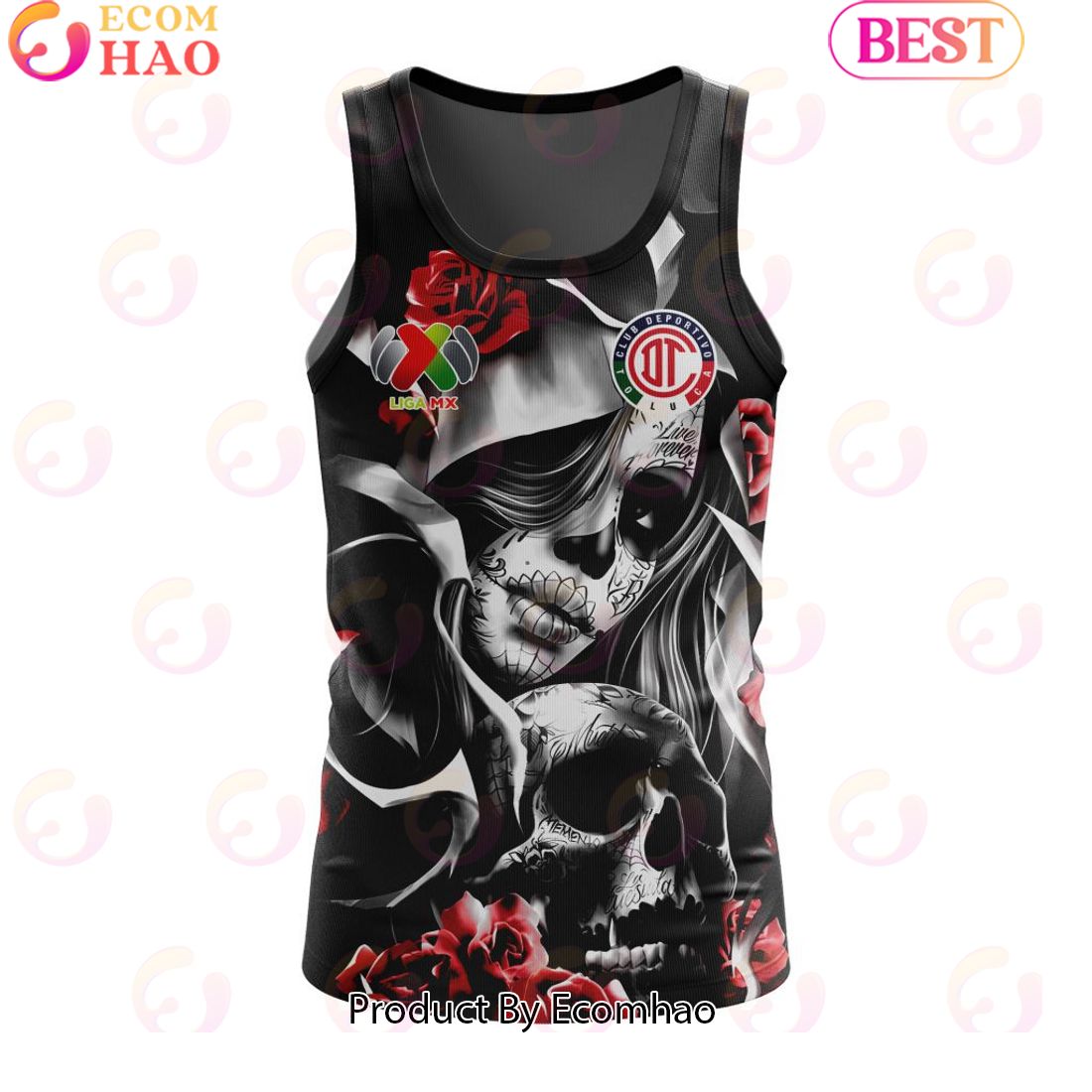 LIGA MX Mazatlan F.C Special Dia De Muertos Design Tank Top